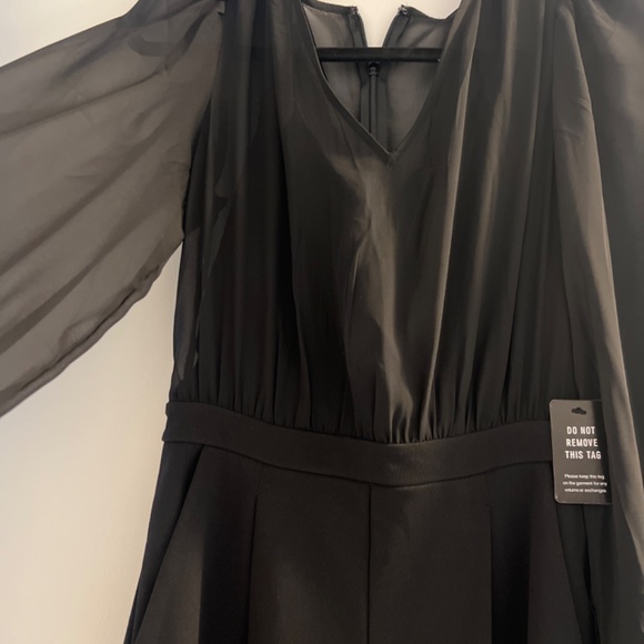 Black Dressy Jumpsuit - Picture 2 of 4